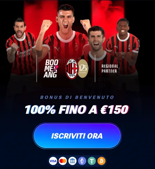 boomerang bet casino bonus di benvenuto